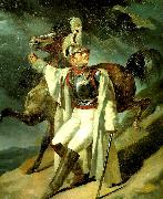 Theodore   Gericault cuirassier blesse, quittant le feu oil painting on canvas